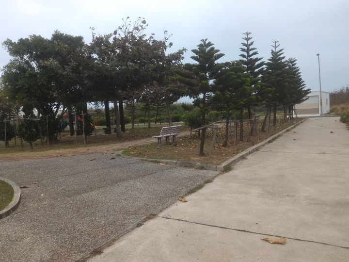 公園落葉飄呀飄，風兒吹呀吹，大葉欖仁樹與雞蛋花落葉掉不停，從秋吹到夏，落葉飄入住家，天天掃不停。