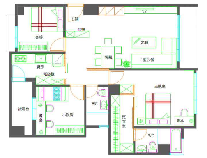 請益:玄關/餐廳的室內設計平面配置參考