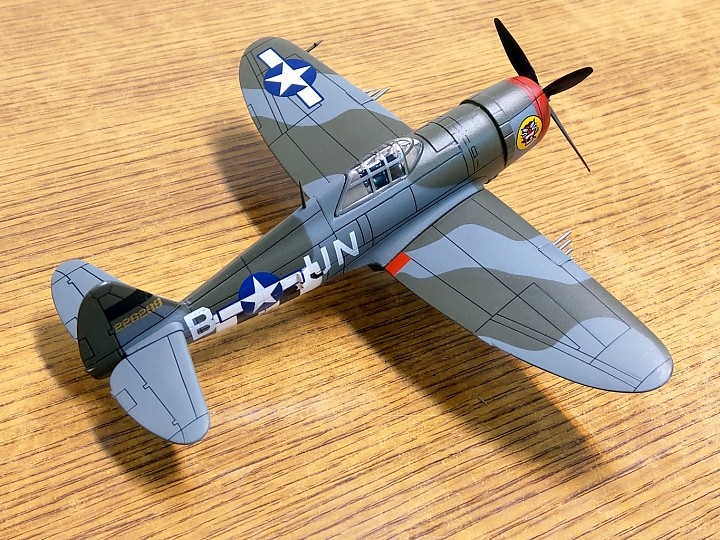 模型開箱 二次大戰傑作機[47]:共和 P-47 雷霆