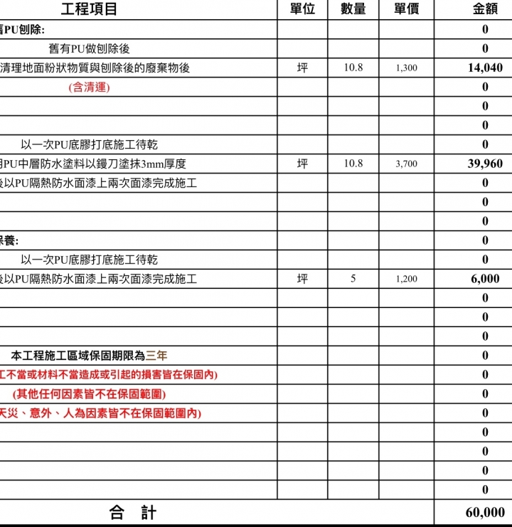 屋頂防水報價合理嗎？