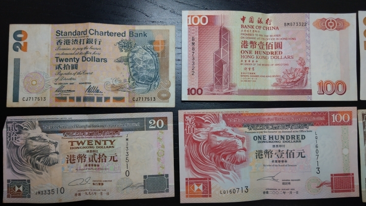 舊港幣使用