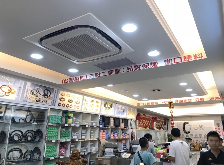 施工案例研究 更新大金吊隱式&崁入全方吹式冷氣不找木工