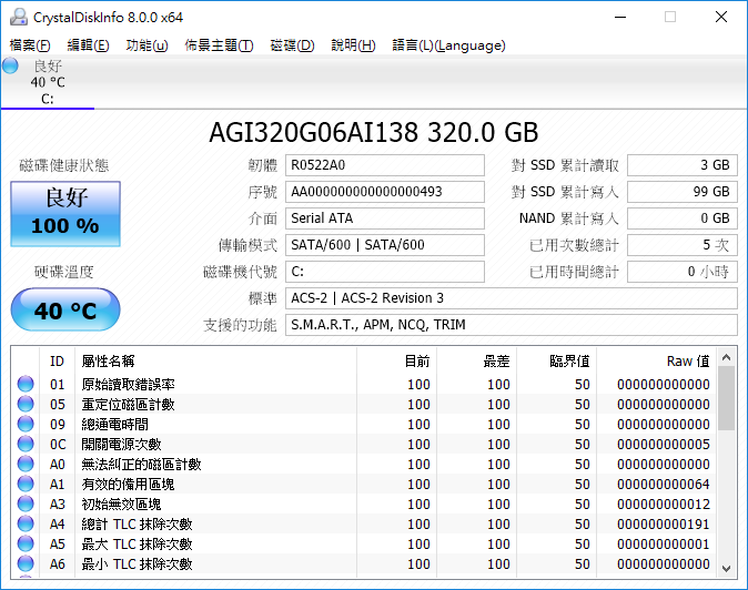 測試多款SATA介面SSD