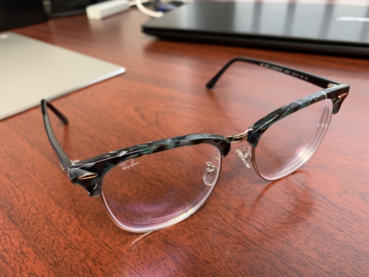 太太的圣诞礼物-Ray·Ban Clubmaster改近视镜