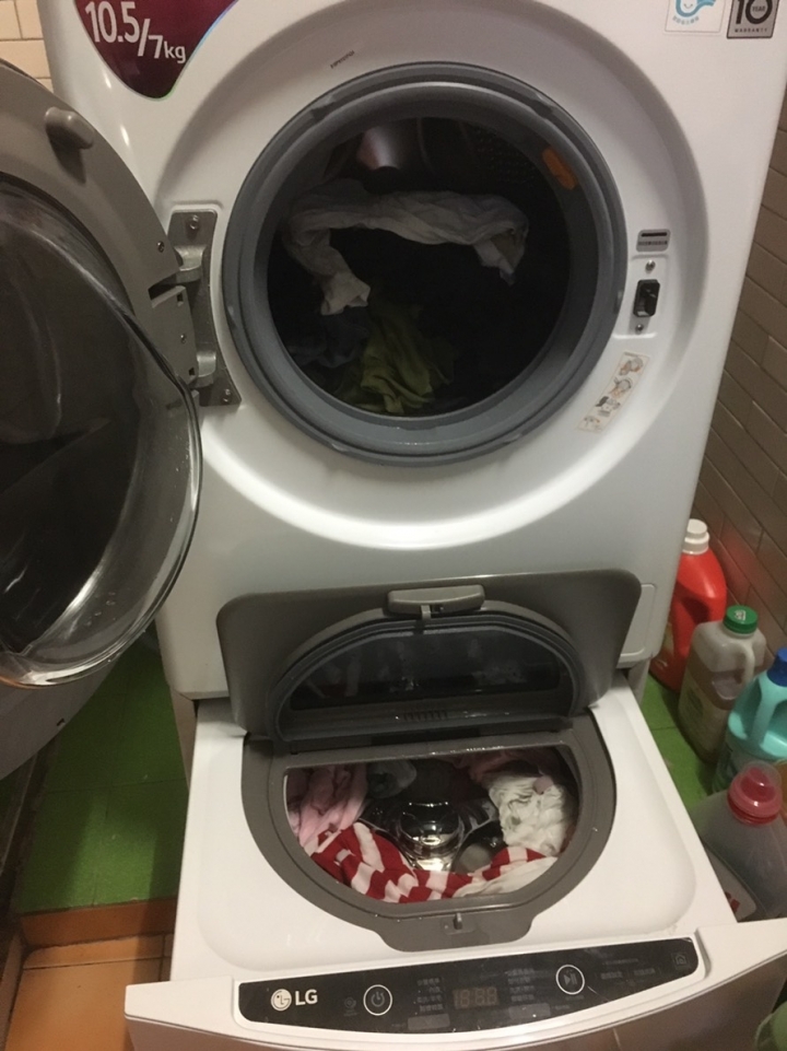 LG TWINWASH洗衣機(10.5+2kg) 心得分享~