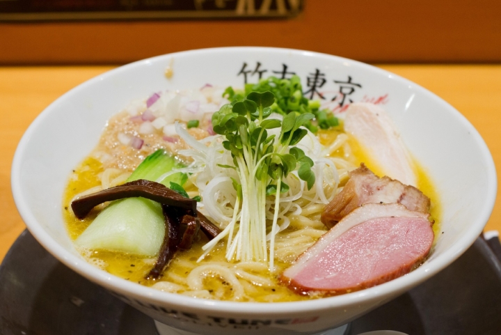【美食。食記】東京 押上 2018年最棒的拉麵 今年最棒系列 竹末東京Premium 拉麵 雞湯 干貝 魚湯 十間橋 晴空塔 午餐 晚餐 推薦