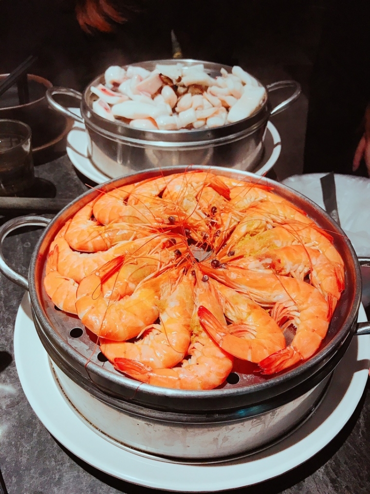「新北板橋美食」蒸火鍋-錵鑶。海鮮蒸火鍋 海鮮蒸籠塔 ~是痛風餐但是就是爽~~海鮮饕客不容錯過