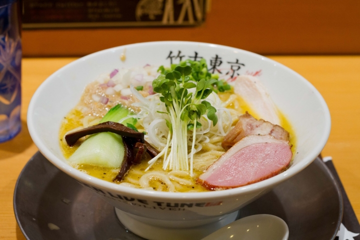 【美食。食記】東京 押上 2018年最棒的拉麵 今年最棒系列 竹末東京Premium 拉麵 雞湯 干貝 魚湯 十間橋 晴空塔 午餐 晚餐 推薦