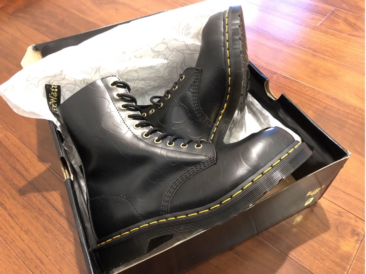 Dr. Martens x BAPE 金鼻子 Black Ver. 開箱