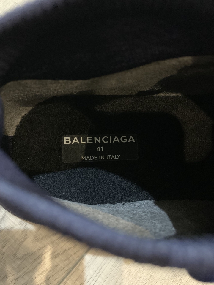「波特先生開箱最終回」Balenciaga 襪套式藍色運動鞋