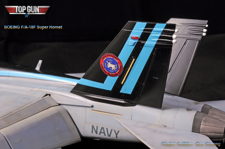 致青春：捍衛戰士2小孤牛座機-F/A-18F 超級大黃蜂（長谷川1/48)