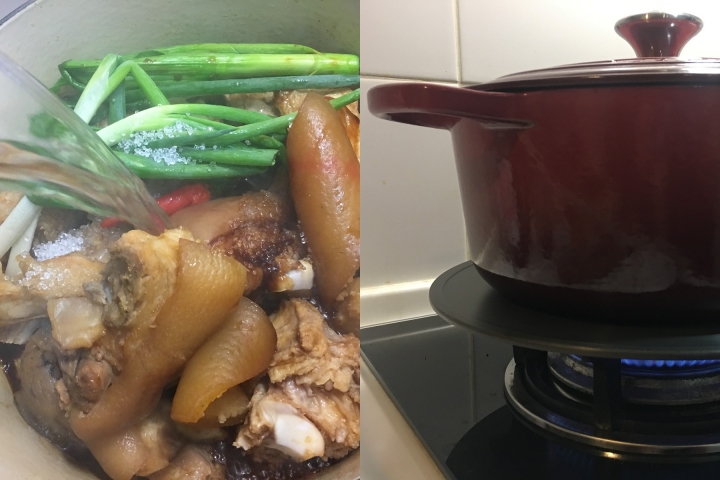 飛利浦萬用鍋PK鑄鐵鍋，控肉不必再顧火了！