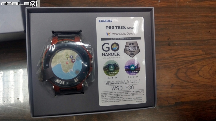 [開箱] 最耐用的Android 智慧錶 Casio PRO TREK WSD-F30 開箱分享