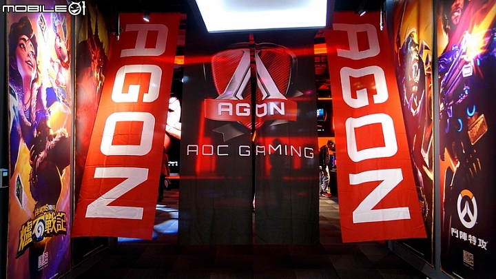 初訪暴雪電競館,戰鬥天使艾莉塔現身AOC AGON III專業電競顯示器發表會
