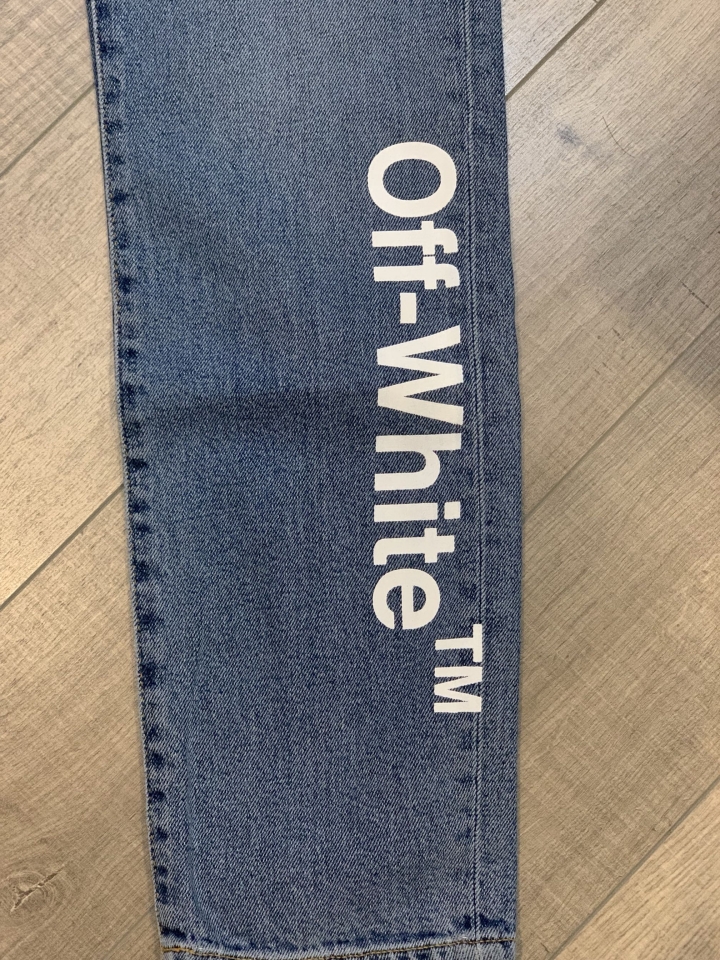 「開箱」Off-White shoelace-belt 小直筒丹寧褲