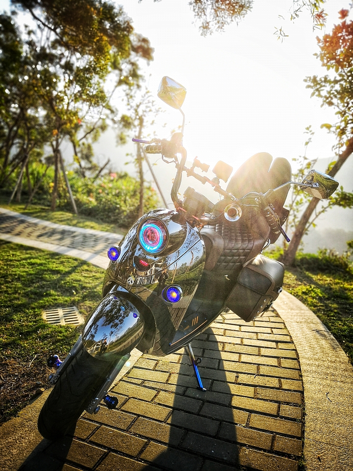 自己組裝的電動車，Yamaha VINO款（加大量組裝材料照片）