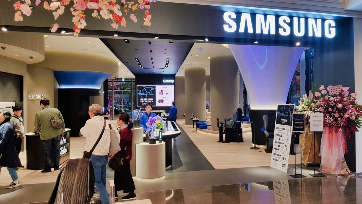 與微風南山SAMSUNG旗艦體驗館的午後約會