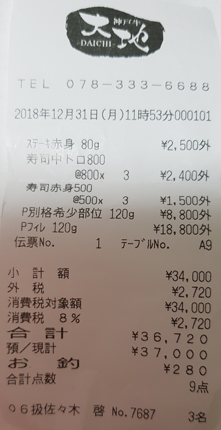 [2018.12.30-2019.01.01]兵庫県神戸市跨年散走之旅(嗯哼，大推神戶牛的鐵板燒太好吃啦！！！)