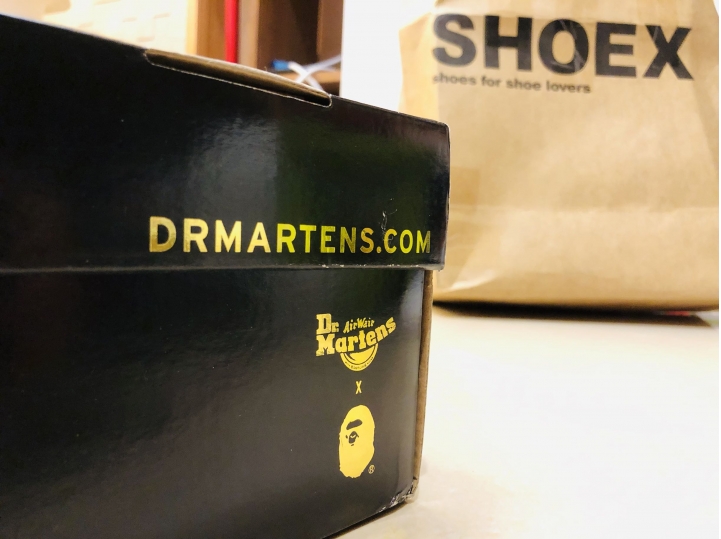 Dr. Martens x BAPE 金鼻子 Black Ver. 開箱