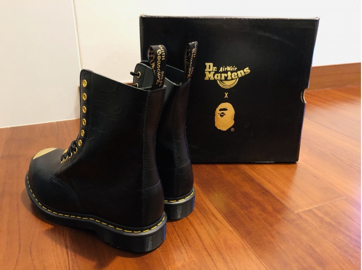Dr. Martens x BAPE 金鼻子 Black Ver. 開箱