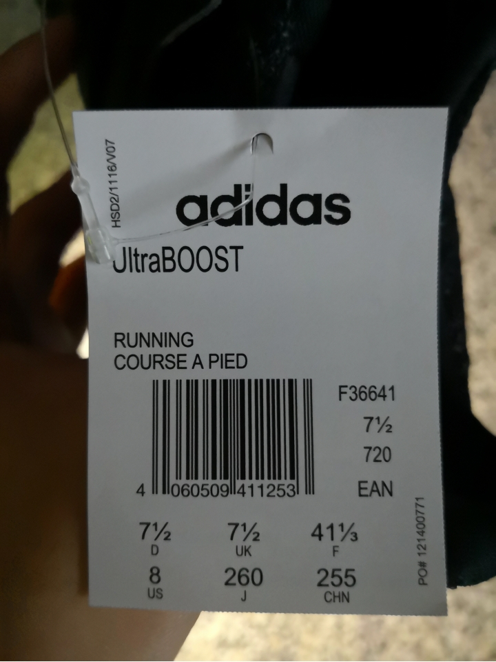 Ultra boost真假鞋