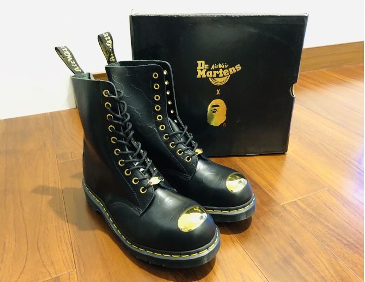 Dr. Martens x BAPE 金鼻子 Black Ver. 開箱