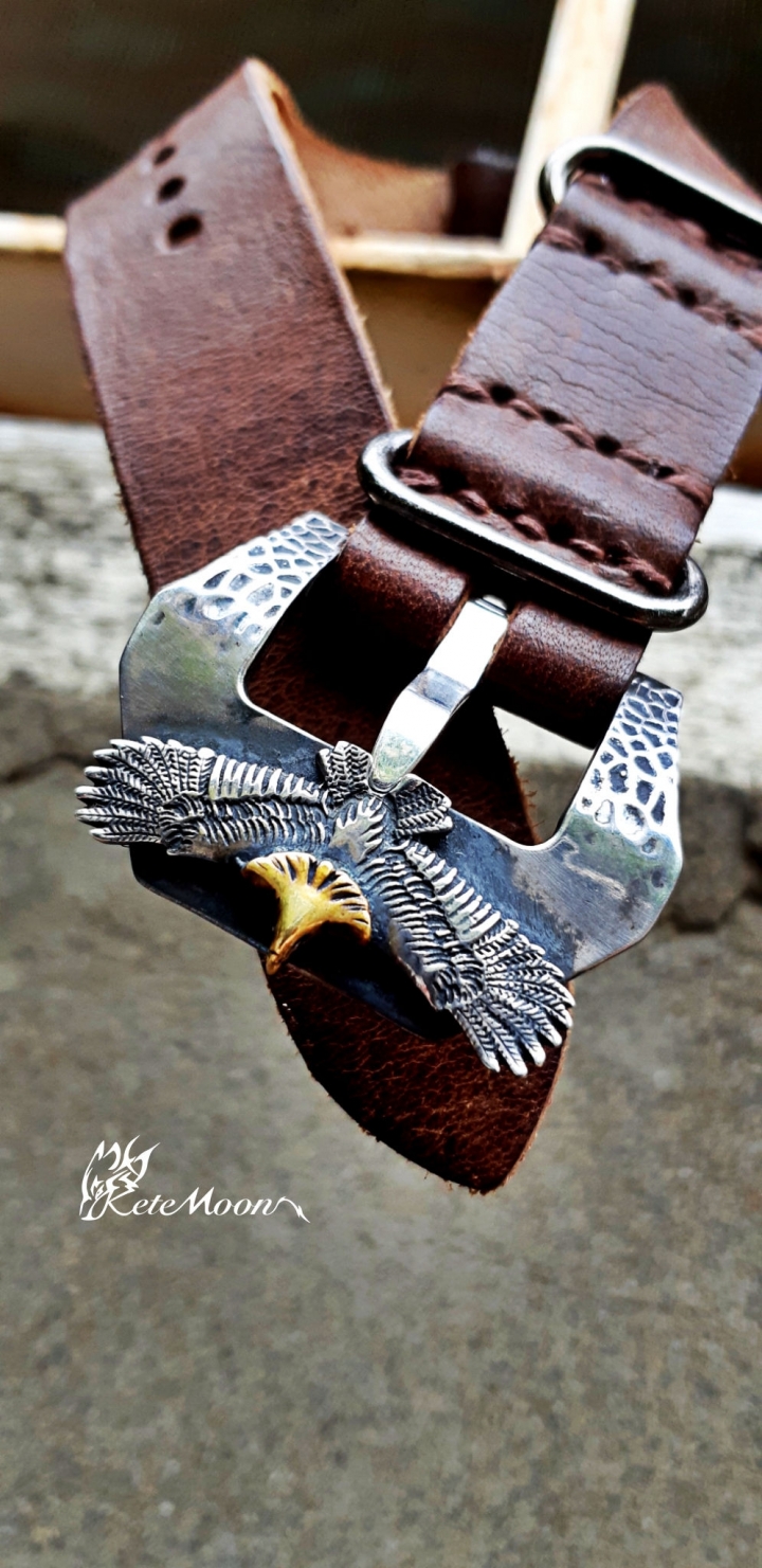 L'invitta Legione-NATO皮手環 X Liberty Eagle老鷹錶扣