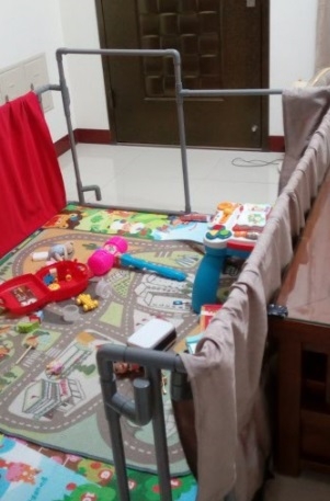 (DIY)用水管自製小朋友Playpen