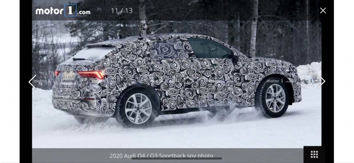 Audi Q4 (Q3 Sportback?) Spy photo