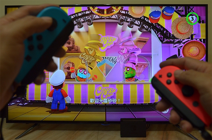 『 BenQ 護眼大型液晶顯示器 』玩 SWITCH、手遊...就是很過癮！