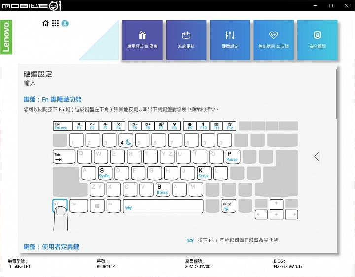 Lenovo ThinkPad P1 測試 效能級行動工作站