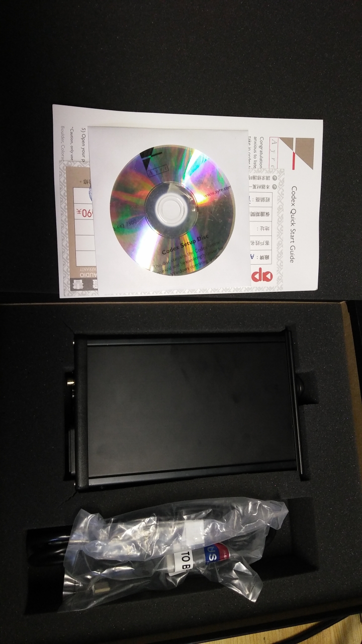 摸到hi-end的邊，ayre codex二手開箱(加碼denon d7100)