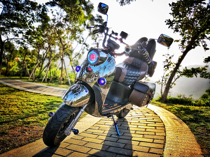 自己組裝的電動車，Yamaha VINO款（加大量組裝材料照片）