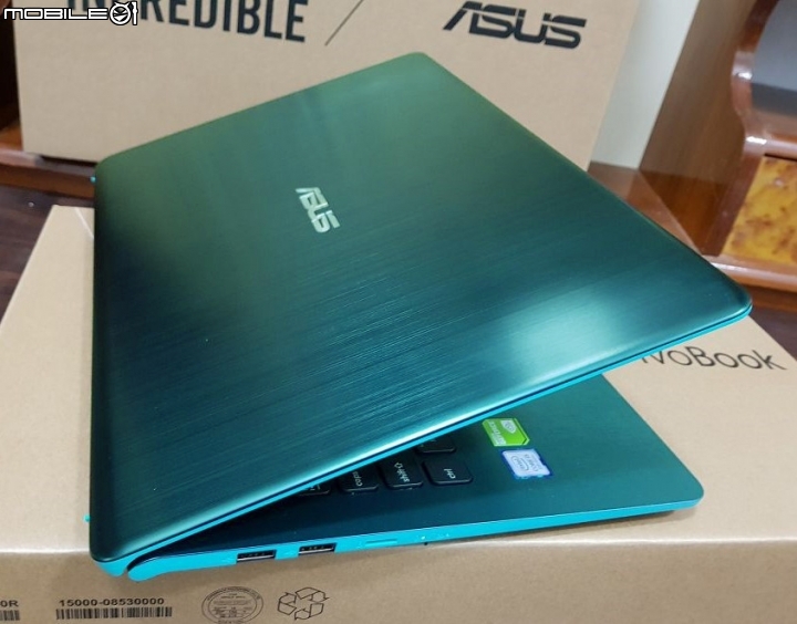 VivoBook S15 躍動綠 少見的特殊顏色筆電入手開箱