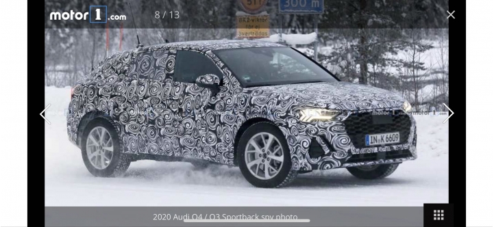 Audi Q4 (Q3 Sportback?) Spy photo
