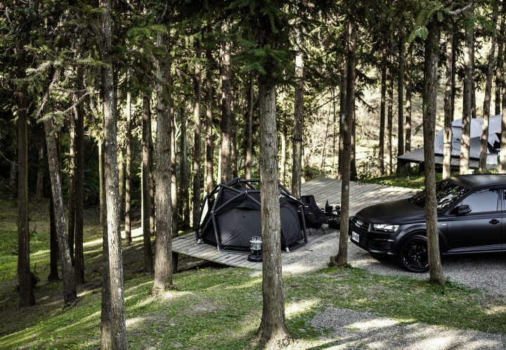 Audi Q7 x Heimplanet Cave 暗黑露營