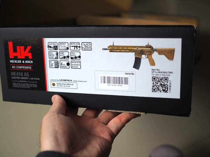 VFC HK416A5 AEG 電動空氣軟槍開箱