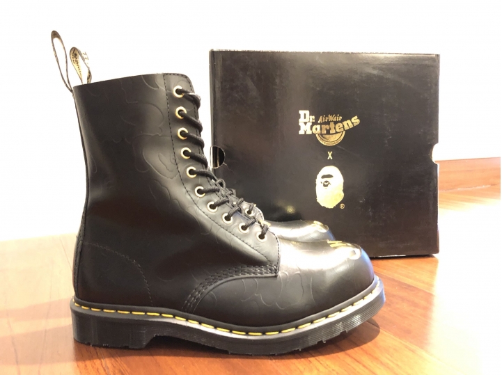 Dr. Martens x BAPE 金鼻子 Black Ver. 開箱