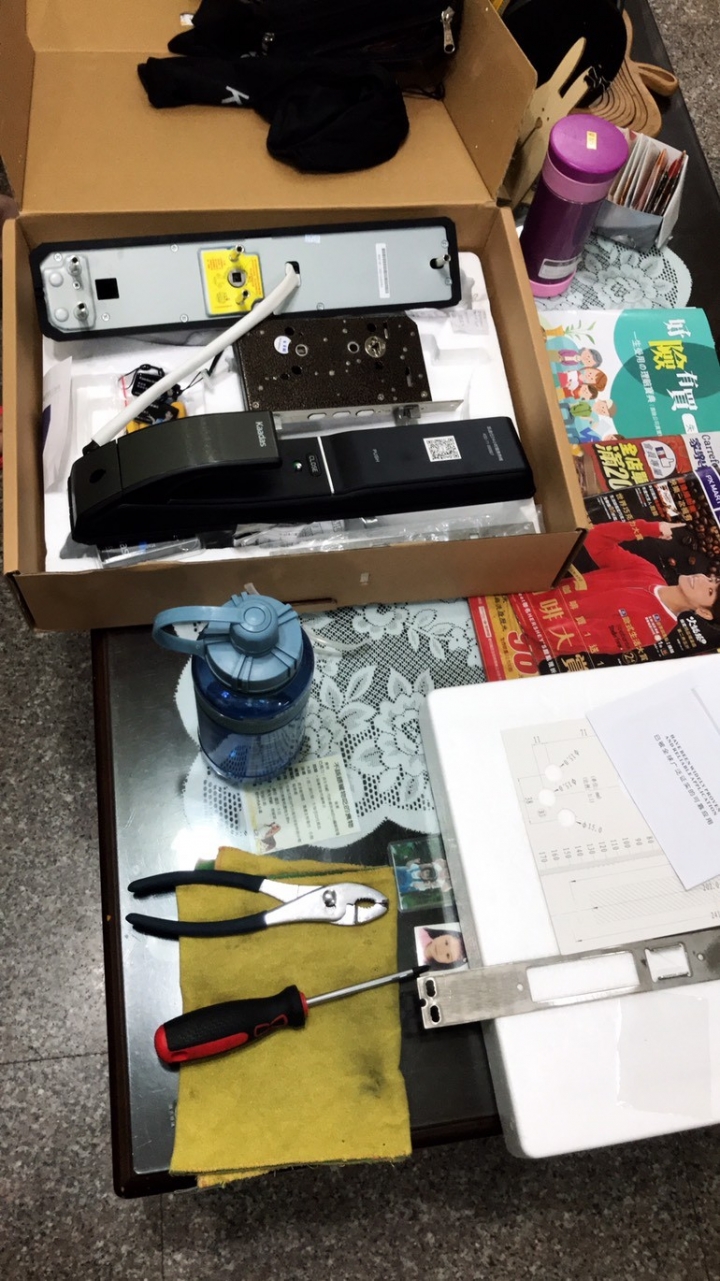 [開箱]挑戰大陸品牌凱迪仕 K9智能鎖 安裝經驗分享