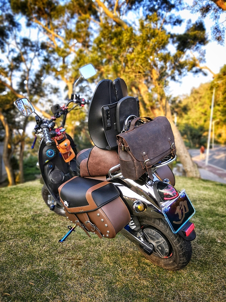 自己組裝的電動車，Yamaha VINO款（加大量組裝材料照片）