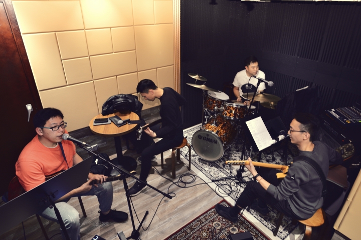 Wedding show rehearsal in Studio ~~~ 婚禮表演排練
