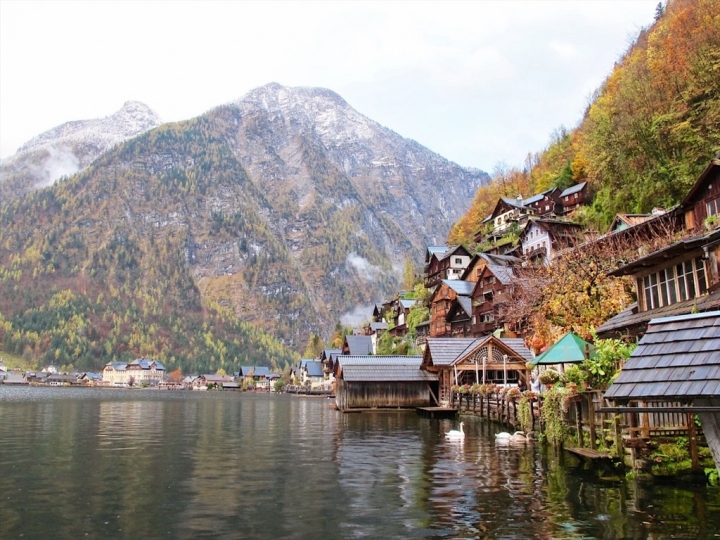 【Hallstatt．走跳】走進明信片裡-奧地利鹽湖區絕美仙境小鎮哈修塔特