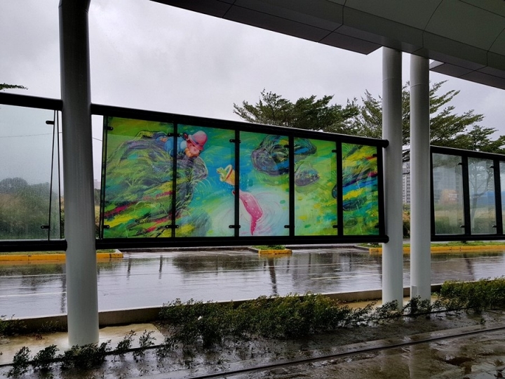 [新北市淡水區捷運]淡海輕軌 2018/12/24開始試營運 免費搭乘一個月 半日遊之淡水行政中心站v.s.淡海新市鎮站v.s.竿蓁林站 參觀幾米裝置藝術療癒大小朋友的心~