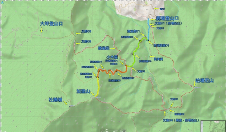 路線紀錄:【加里山】鹿場登山口