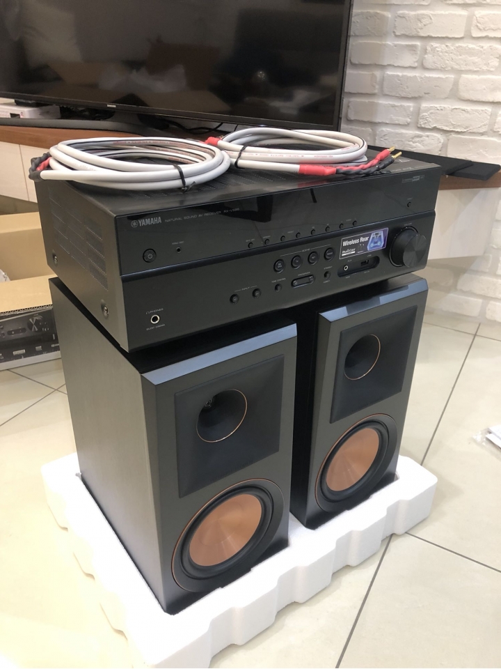 Klipsch RP-600M&YAMAHA RX-V585開箱及請益
