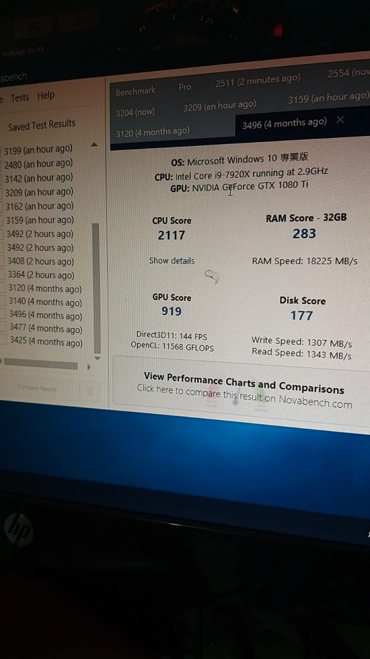超頻失敗..顯示卡效能降一半