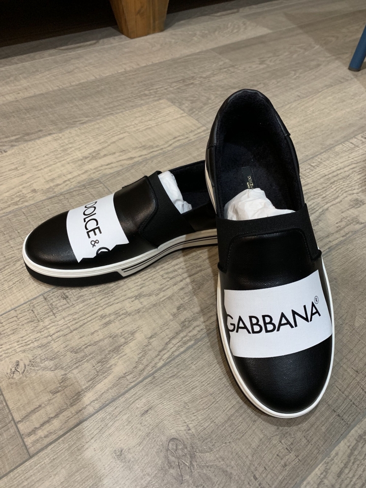 「九州開箱」DOLCE & GABBANA黑白懶人鞋