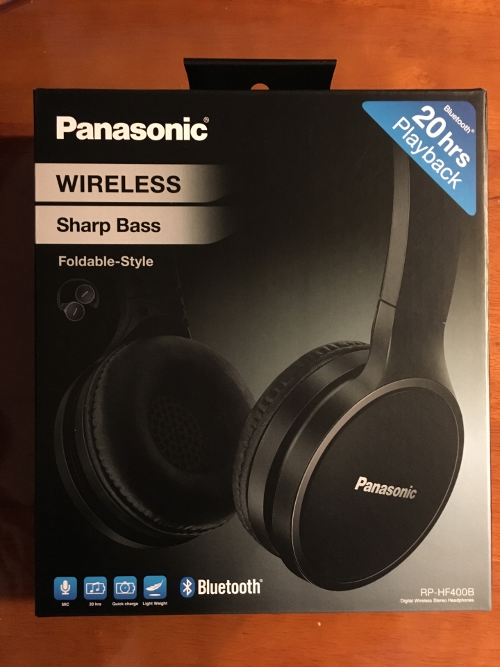 Panasonic 藍芽耳機 RP-HF400B