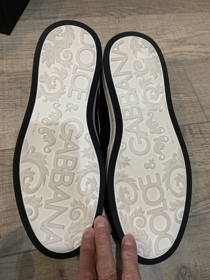 「九州開箱」DOLCE & GABBANA黑白懶人鞋