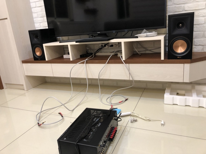 Klipsch RP-600M&YAMAHA RX-V585開箱及請益